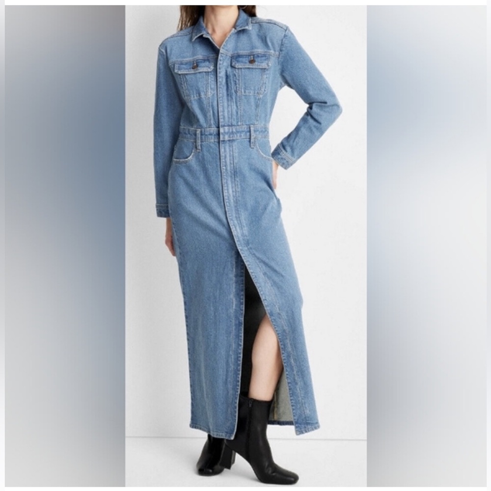 233 Universal Thread Denim Midi Dress – Size 4R
